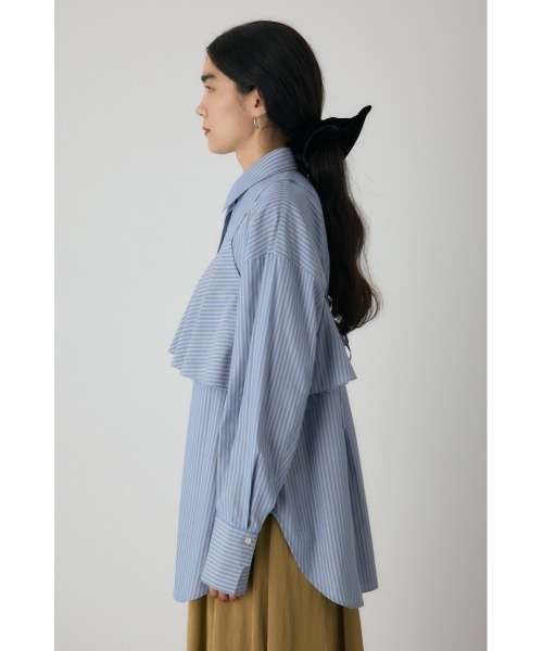 crie conforto（クリーコンフォルト）の「ビスチェセットシャツ　秋服 / 羽織り / 2枚セット（シャツ/ブラウス・レディース・ブラウン系その他/ホワイト系その他/ブルー系その他・FREE）」の8枚目の写真