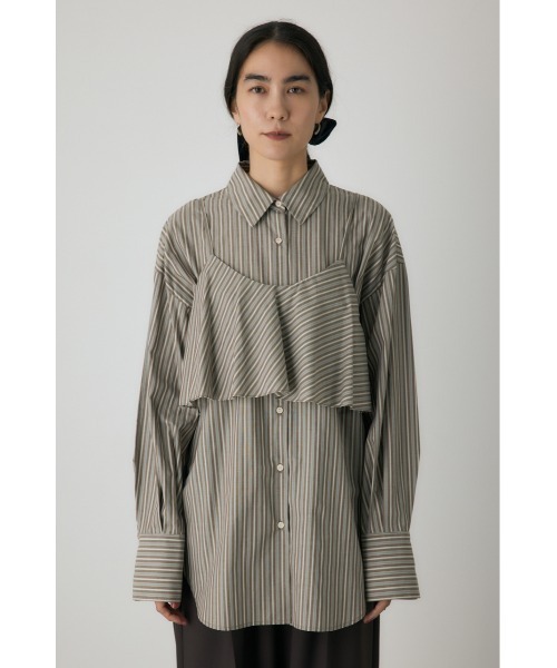 crie conforto（クリーコンフォルト）の「ビスチェセットシャツ　秋服 / 羽織り / 2枚セット（シャツ/ブラウス・レディース・ブラウン系その他/ホワイト系その他/ブルー系その他・FREE）」の21枚目の写真