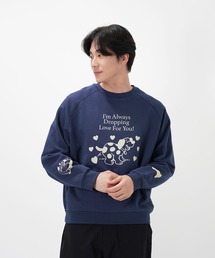 Common Noun（コモン ナウン）の「“CAT”＆“DOG” Midori Nakajima 裏起毛ラグランクルースウェット（スウェット）」