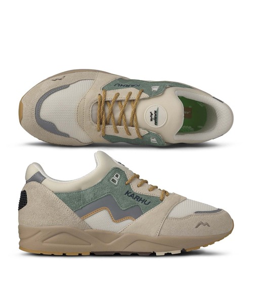KARHU(カルフ)の「KARHU / “ARIA 95” スニーカー(スニーカー・レディース・ピンク系/グリーン系・5/8/7/6)」の4枚目の写真