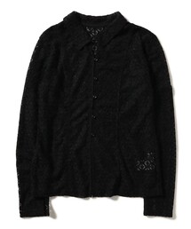 起毛 レース シャツ