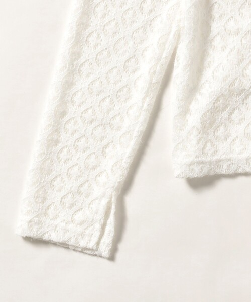 Ray BEAMS（レイビームス）の「起毛 レース シャツ（シャツ/ブラウス・レディース・ホワイト/ブラック・ONE SIZE）」の17枚目の写真