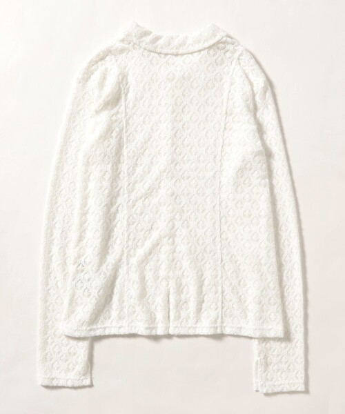 Ray BEAMS（レイビームス）の「起毛 レース シャツ（シャツ/ブラウス・レディース・ホワイト/ブラック・ONE SIZE）」の18枚目の写真