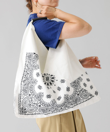 【THRIFTY LOOK / スリフティールック】HAV-A-HANK TRIANGLE TOTE L / トライアングルトート / バンダナ / ユニセックス【WEB限定】