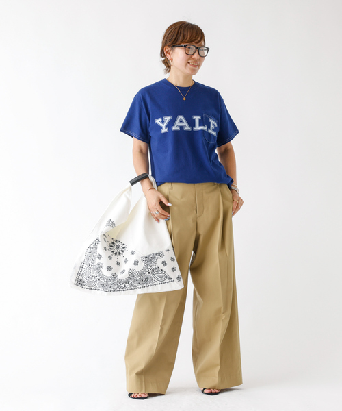 THRIFTY LOOK(スリフティールック)の「【THRIFTY LOOK / スリフティールック】HAV-A-HANK TRIANGLE TOTE L / トライアングルトート / バンダナ / ユニセックス【WEB限定】(トートバッグ・レディース・ホワイト/ブラック・フリー)」の5枚目の写真