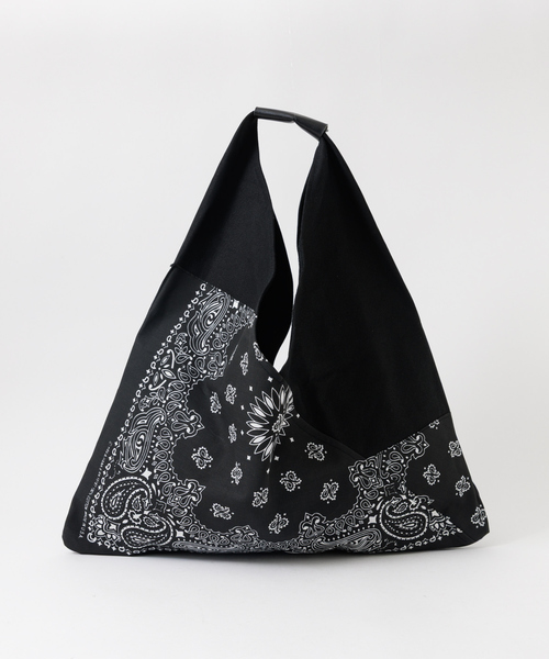 THRIFTY LOOK(スリフティールック)の「【THRIFTY LOOK / スリフティールック】HAV-A-HANK TRIANGLE TOTE L / トライアングルトート / バンダナ / ユニセックス【WEB限定】(トートバッグ・レディース・ホワイト/ブラック・フリー)」の19枚目の写真