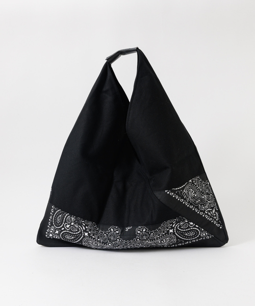 THRIFTY LOOK(スリフティールック)の「【THRIFTY LOOK / スリフティールック】HAV-A-HANK TRIANGLE TOTE L / トライアングルトート / バンダナ / ユニセックス【WEB限定】(トートバッグ・レディース・ホワイト/ブラック・フリー)」の21枚目の写真