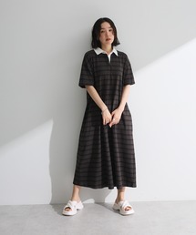 Sugar spoon | ・SUGAR SPOON ボーダーポロワンピース(ワンピース)