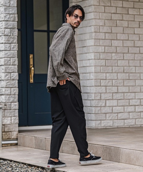 CAMBIO(カンビオ)の「ms6183-Vintage Like Fade Print Oversized Shirts シャツ(シャツ/ブラウス・メンズ・ブラック/カーキ/ブルー・M/L)」の9枚目の写真