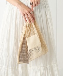 WESTFORD MILL（ウエストフォードミル）の「【WESTFORD MILL】オーガニックコットンメッシュサック （M） WM155-O VTS（エコバッグ/サブバッグ・メンズ）」