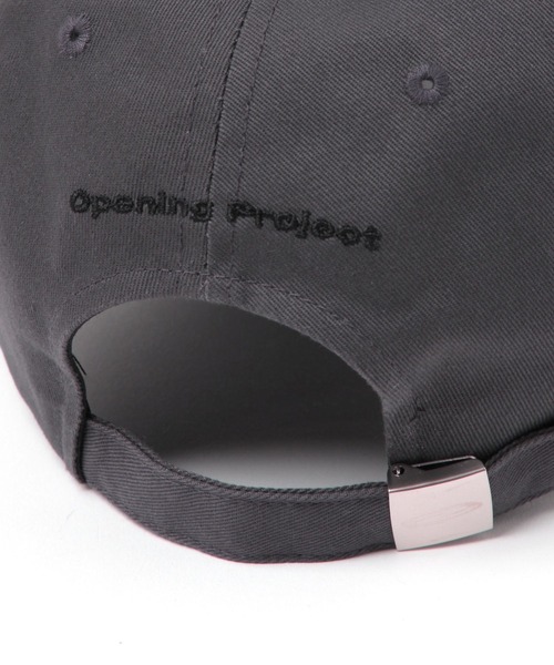 Opening Project（オープニングプロジェクト）の「【UNISEX】Opening Project／Identity CAP（キャップ・レディース・チャコール/ブラック・FREE）」の13枚目の写真