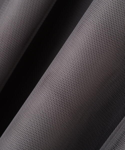 PROPORTION BODY DRESSING(プロポーションボディドレッシング)の「チュールギャザースカート / 1215220809(スカート・レディース・ブラウン/ダークグレー・P/S/MEDIUM)」の10枚目の写真