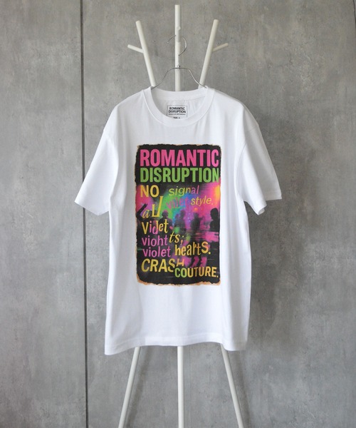 BROTHERHOOD(ブラザーフッド)の「【ROMANTIC DISRUPTION】Neon Wreckage Tee(Tシャツ/カットソー・メンズ・ホワイト/ブラック・LARGE)」の11枚目の写真