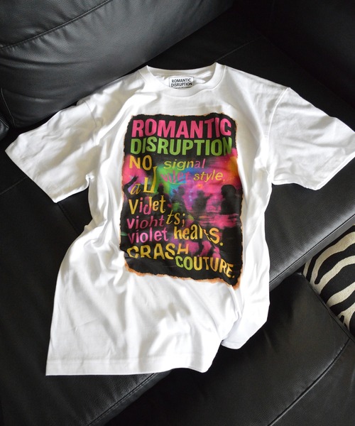BROTHERHOOD(ブラザーフッド)の「【ROMANTIC DISRUPTION】Neon Wreckage Tee(Tシャツ/カットソー・メンズ・ホワイト/ブラック・LARGE)」の12枚目の写真