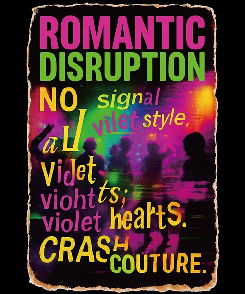 BROTHERHOOD(ブラザーフッド)の「【ROMANTIC DISRUPTION】Neon Wreckage Tee(Tシャツ/カットソー・メンズ・ホワイト/ブラック・LARGE)」の3枚目の写真