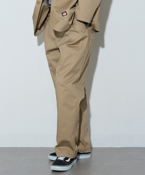 RED KAP（レッドキャップ）の「【RED KAP】限定商品 PT-38別注 2TUCK PANTS　ワイドパンツ・タックパンツ・ワークパンツ（チノパンツ・メンズ・ベージュ/ブラック・M/S/LL/L）」の6枚目の写真