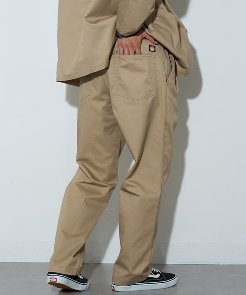 RED KAP（レッドキャップ）の「【RED KAP】限定商品 PT-38別注 2TUCK PANTS　ワイドパンツ・タックパンツ・ワークパンツ（チノパンツ・メンズ・ベージュ/ブラック・M/S/LL/L）」の8枚目の写真