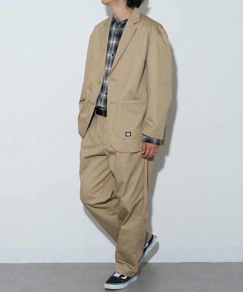 RED KAP（レッドキャップ）の「【RED KAP】限定商品 PT-38別注 2TUCK PANTS　ワイドパンツ・タックパンツ・ワークパンツ（チノパンツ・メンズ・ベージュ/ブラック・M/S/LL/L）」の10枚目の写真