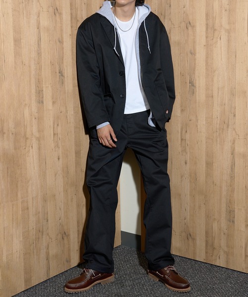 RED KAP（レッドキャップ）の「【RED KAP】限定商品 PT-38別注 2TUCK PANTS　ワイドパンツ・タックパンツ・ワークパンツ（チノパンツ・メンズ・ベージュ/ブラック・M/S/LL/L）」の17枚目の写真