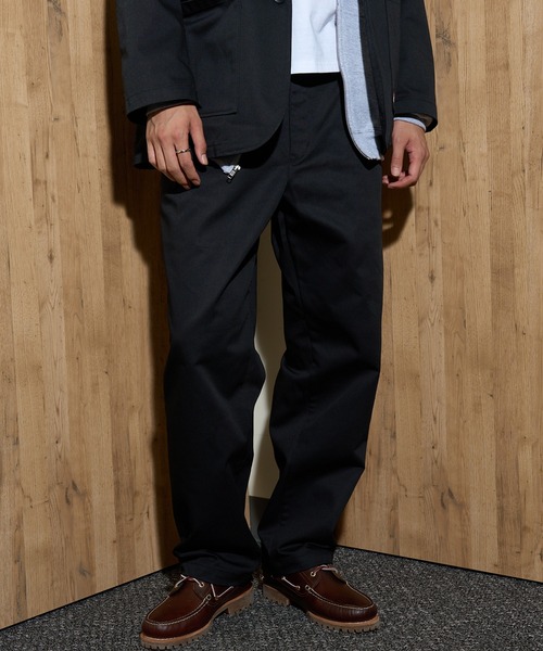 RED KAP（レッドキャップ）の「【RED KAP】限定商品 PT-38別注 2TUCK PANTS　ワイドパンツ・タックパンツ・ワークパンツ（チノパンツ・メンズ・ベージュ/ブラック・M/S/LL/L）」の14枚目の写真