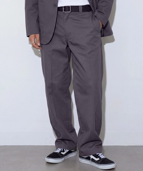 RED KAP(レッドキャップ)の「【RED KAP】限定商品 PT-38別注 2TUCK PANTS ワイドパンツ・タックパンツ・ワークパンツ(チノパンツ・メンズ・ベージュ/ブラック/グレー・M/S/LL/L)」の19枚目の写真