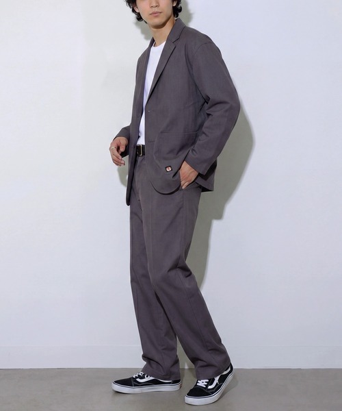 RED KAP(レッドキャップ)の「【RED KAP】限定商品 PT-38別注 2TUCK PANTS ワイドパンツ・タックパンツ・ワークパンツ(チノパンツ・メンズ・ベージュ/ブラック/グレー・M/S/LL/L)」の22枚目の写真