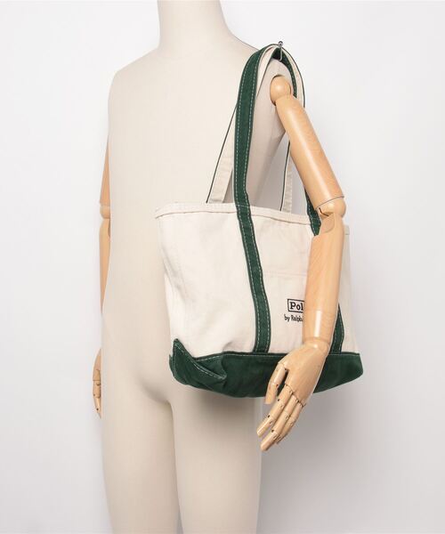 ロゴ キャンバス スモール トート（トートバッグ）｜POLO RALPH LAUREN