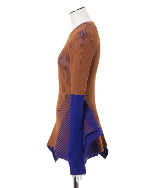 アンスリード　BI-COLOR SLEEVE KNIT TOP アンスリード BI-COLOR SLEEVE KNIT TOP - メルカリ