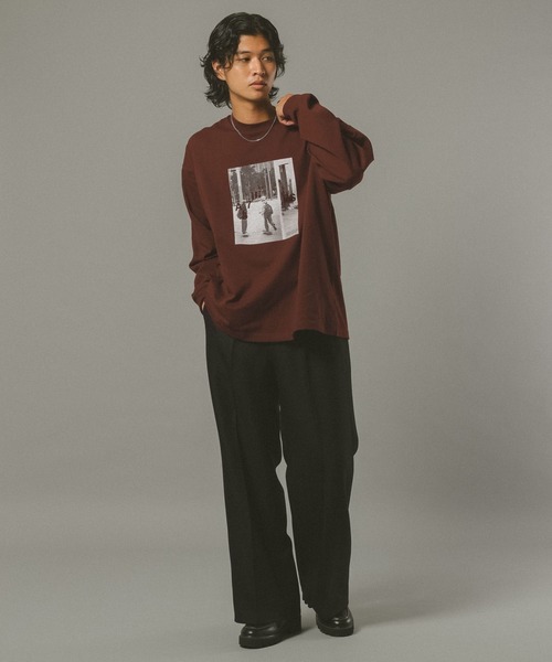 RAGEBLUE(レイジブルー)の「10s/コラージュフォトロンT(Tシャツ/カットソー・メンズ・ピンク/ブラウン/ホワイト・LARGE/MEDIUM)」の19枚目の写真