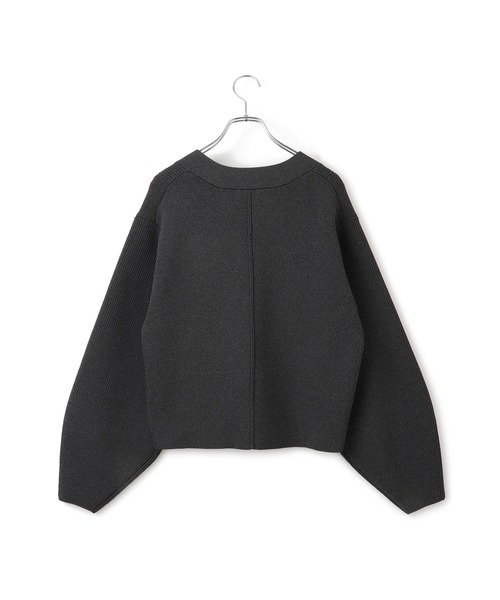 【超人気商品】セレクトネックウェーブボタンカーディガン【◆2025-26秋冬◆】 ADAM ET ROPÉ FEMME(アダム エ ロペ ファム) / 【WEB限定