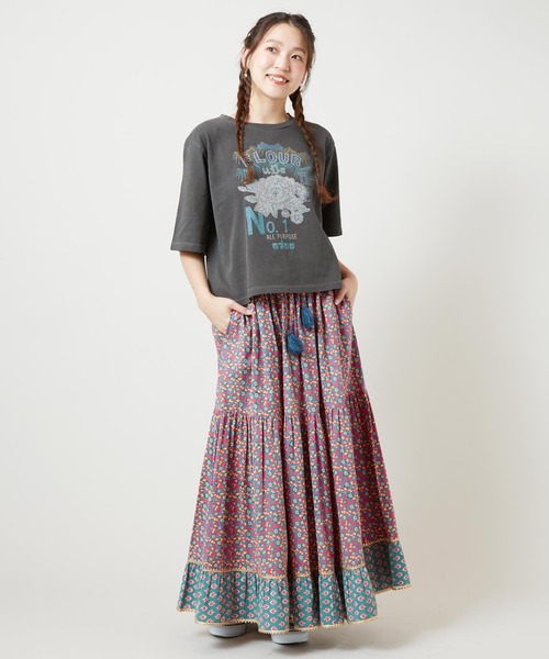 チャイハネ(チャイハネ)の「【チャイハネ】ジポアTシャツ(Tシャツ/カットソー・レディース・ブラック/グリーン/ホワイト・FREE)」の11枚目の写真