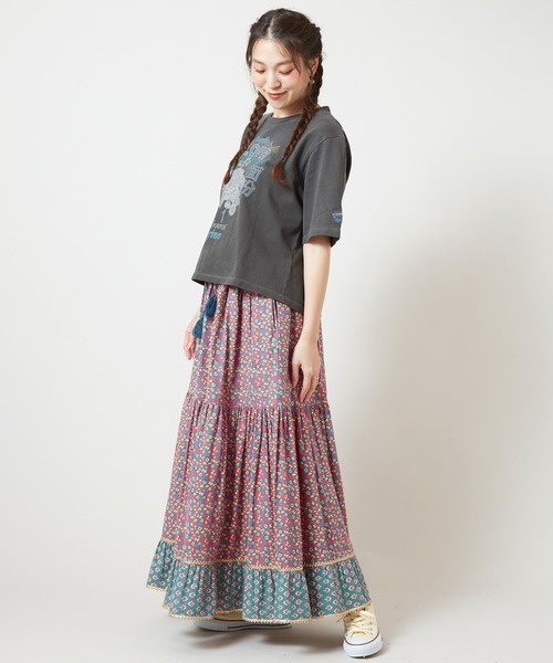チャイハネ(チャイハネ)の「【チャイハネ】ジポアTシャツ(Tシャツ/カットソー・レディース・ブラック/グリーン/ホワイト・FREE)」の12枚目の写真