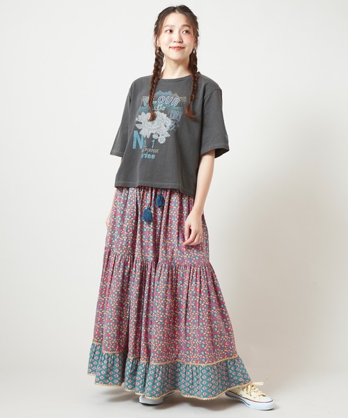 チャイハネ(チャイハネ)の「【チャイハネ】ジポアTシャツ(Tシャツ/カットソー・レディース・ブラック/グリーン/ホワイト・FREE)」の15枚目の写真