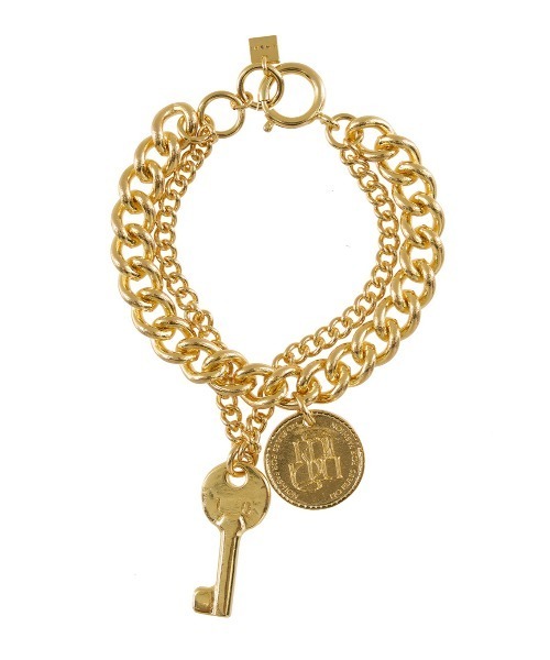 Ameri（アメリ）の「NICKEL FREE MOTIF CHAIN BRACELET（ブレスレット・レディース・ゴールド/シルバー・FREE）」の3枚目の写真