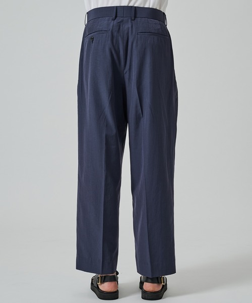 STUDIOUS(ステュディオス)の「【soe/ソーイ】別注 Wide Slacks(スラックス・メンズ・ネイビー/ブラック・2/1)」の11枚目の写真