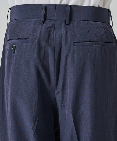 STUDIOUS(ステュディオス)の「【soe/ソーイ】別注 Wide Slacks(スラックス・メンズ・ネイビー/ブラック・2/1)」の13枚目の写真