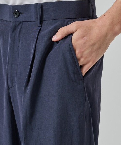 STUDIOUS(ステュディオス)の「【soe/ソーイ】別注 Wide Slacks(スラックス・メンズ・ネイビー/ブラック・2/1)」の15枚目の写真