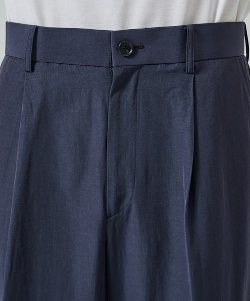STUDIOUS(ステュディオス)の「【soe/ソーイ】別注 Wide Slacks(スラックス・メンズ・ネイビー/ブラック・2/1)」の16枚目の写真