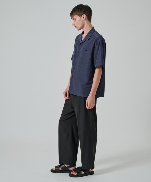 STUDIOUS(ステュディオス)の「【soe/ソーイ】別注 Wide Slacks(スラックス・メンズ・ネイビー/ブラック・2/1)」の7枚目の写真