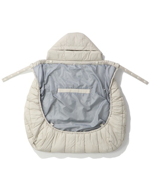 THE NORTH FACE(ザノースフェイス)の「THE NORTH FACE Baby Shell Blanket ザ ノース フェイス シェルブランケット(ベビー)(抱っこ紐/ベルトカバー/スリング・キッズ・ブラック/アイボリー・FREE)」の14枚目の写真
