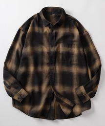 SlashDate（スラッシュデイト）の「【70】オンブレチェックシャツ／ネルシャツ／アメカジ（シャツ/ブラウス）」