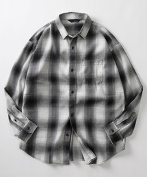 SlashDate | 【70】オンブレチェックシャツ／ネルシャツ／アメカジ(シャツ/ブラウス)