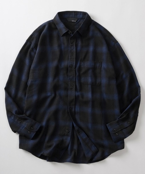 セール】【70】オンブレチェックシャツ／ネルシャツ／アメカジ