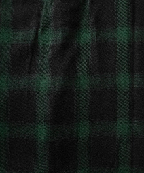 SlashDate(スラッシュデイト)の「【70】オンブレチェックシャツ/ネルシャツ/アメカジ(シャツ/ブラウス・メンズ・ブルー/ブラック/サックスブルー/ホワイト/グリーン/ブラウン/ベージュ・M/L/XL)」の10枚目の写真