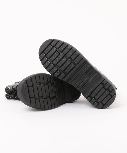 algy（アルジー）の「《ALGY》レースアップブーツ（ブーツ・キッズ・ブラック/ホワイト・21.0cm/22.0cm/20.0cm/23.0cm/24.0cm）」の4枚目の写真