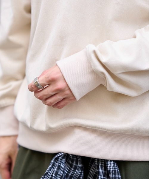 KANGOL(カンゴール)の「【KANGOL】別注フェイクスエードワンポイント刺繍ラグラントップス(スウェット・メンズ・その他1/アイボリー/ブラウン/ネイビー・XL/M/L)」の21枚目の写真