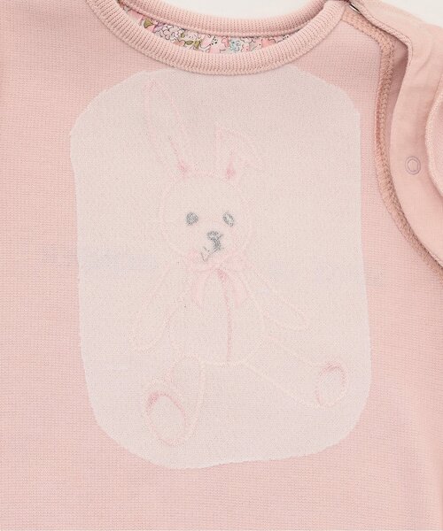 sense of wonder（センスオブワンダー）の「リバティウサクマカバーオール（ロンパース・キッズ・ピンク/ホワイト系・70cm/80ｃｍ）」の11枚目の写真