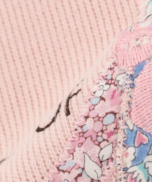 sense of wonder（センスオブワンダー）の「リバティウサクマカバーオール（ロンパース・キッズ・ピンク/ホワイト系・70cm/80ｃｍ）」の5枚目の写真