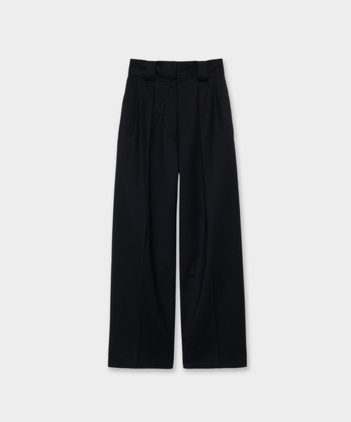 CINOH（チノ）の「T/W TWILL HIGH WAIST TWO TUCK PANTS（スラックス