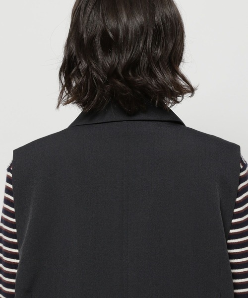 niko and...（ニコアンド）の「テーラードダブルジャケットベスト（ベスト・レディース・グレー/ブラック/ブラウン・FREE）」の17枚目の写真